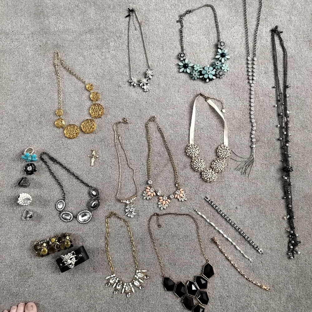 Statement Bling Jewelry Lot